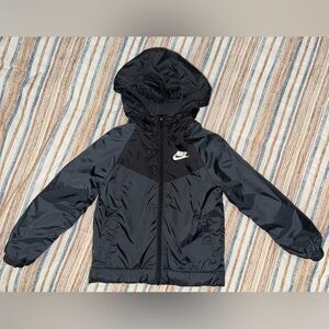 Nike Toddlers Black Hooded Jacket